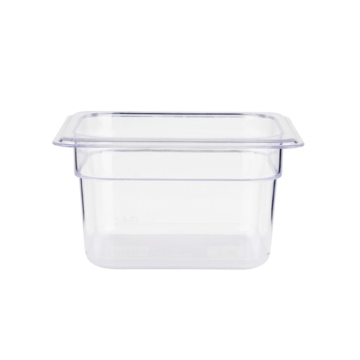 [13-1474] Jiwins PC Plastic Transparent GN 1/6-100 mm Clear / JW-P164