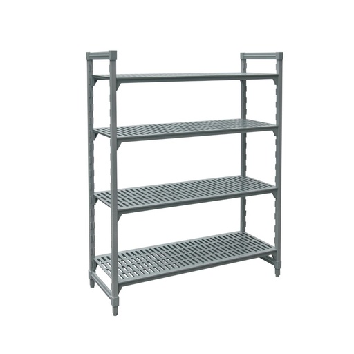 [13-1509] رفوف تخزين بلاستيكية بفتحات تهوية من Jiwins مقاس 1370 سم × 455 سم