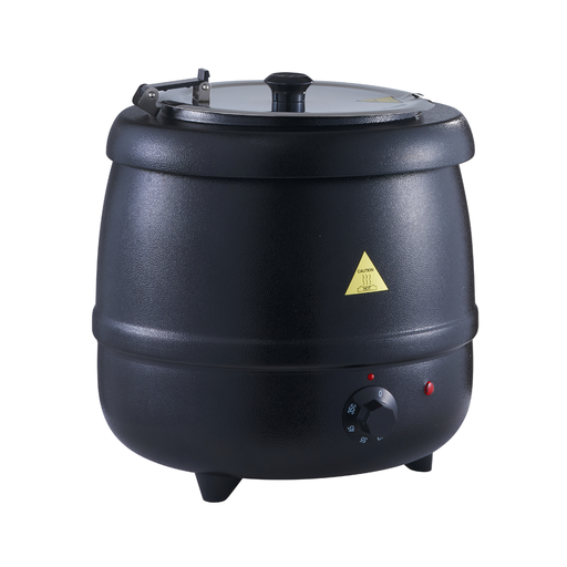 [13-1637] Jiwins 10 Qt,Black Soup Kettle Warmer / SKW-10