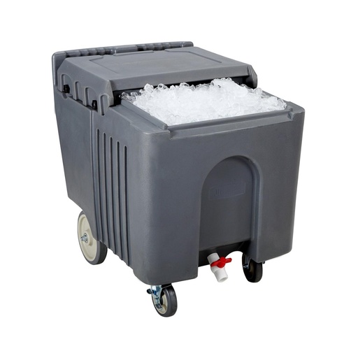 [13-604] Jiwins Plastic Sliding Ice Caddy 110 Liter Grey / JW-SLI
