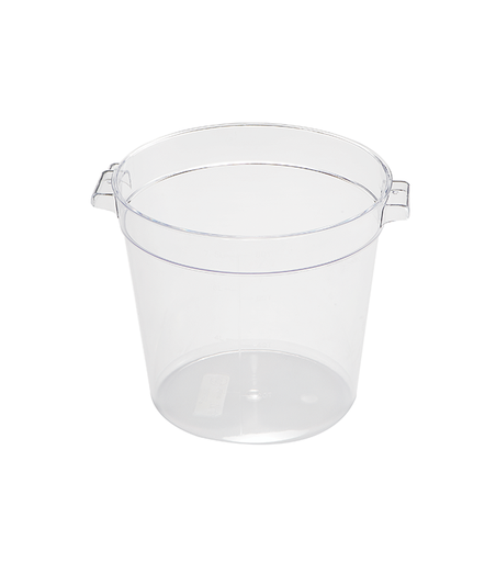 [13-832] Jiwins Plastic 4 Qt Round Food Storage Container PC Clear / P-102C
