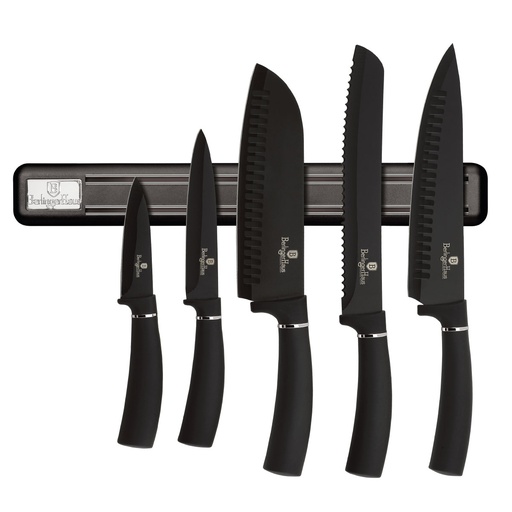 [BH-033] Berlinger Haus 6 Piece Knife Set with Magnetic Hanger / BH/2536A