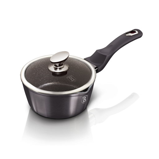 [BH-059] Berlinger Haus Sauce Pan with Lid 16 cm Metallic Line Carbon Pro Collection / BH/6907