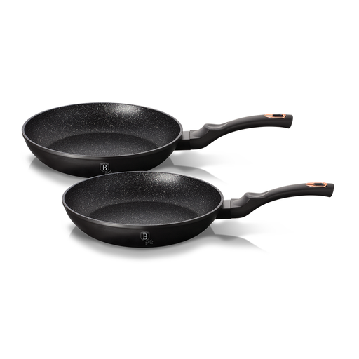 [BH-109] Berlinger Haus 2 Pieces Frypan Set Black Rose Collection / BH/1644NF