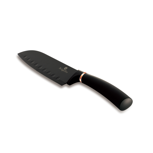 [BH-125] Berlinger Haus Santoku Knife 17.5 cm Black Rose Gold Collection / BH/2330