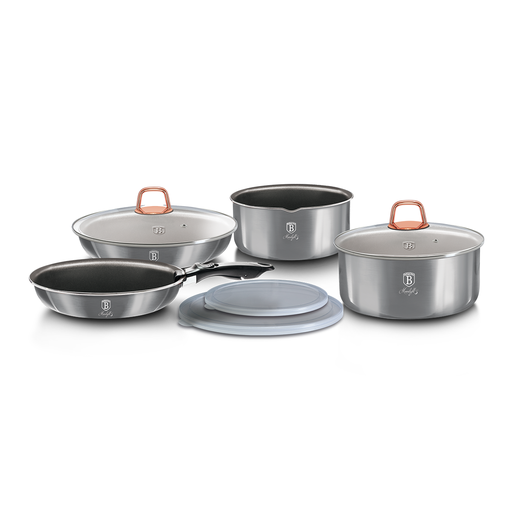[BH-141] Berlinger Haus 9 Pieces Cookware Set Moonlight Collection / BH/7040