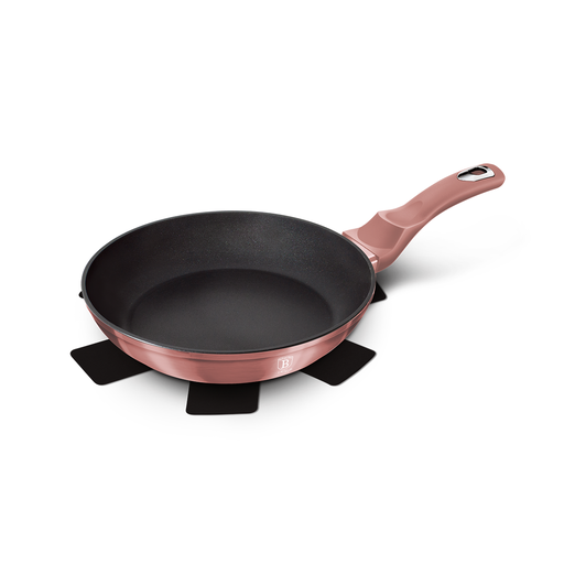 [BH-150] Berlinger Haus Frypan 24 cm with Protector I-Rose Collection / BH/6024