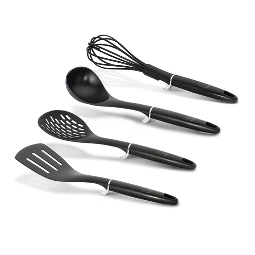 [BH-185] Berlinger Haus 4 Pieces Kitchen Tool Set Black / BH/6217