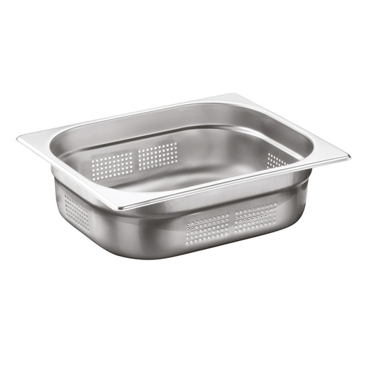 [OZ-154] Ozti Stainless Steel Perforated Gastronorm Container GN 1/2-200 mm / 0311.12200.21
