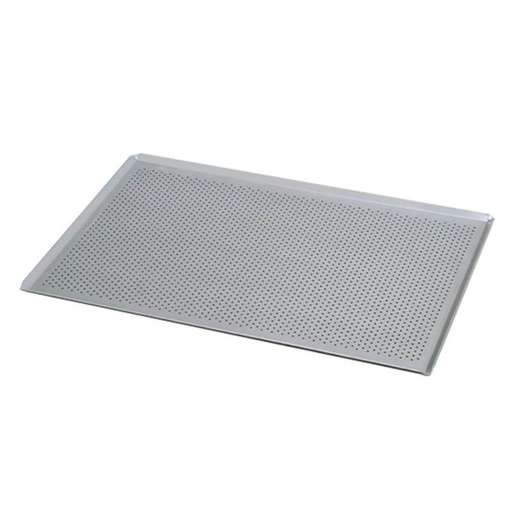 [OZ-187] Ozti Aluminium Uncoated Perforated Baking Tray Dim GN 1/1-2 mm / 7145.04060.45