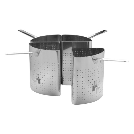 [OZ-209] Ozti 40 cm x 26 cm Stainless Steel Pasta Cooker 4Pcs / 0339.04026.01