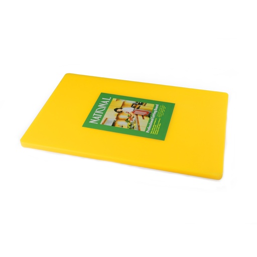 [13-926] National PE Cutting Board Yellow 60 cm
