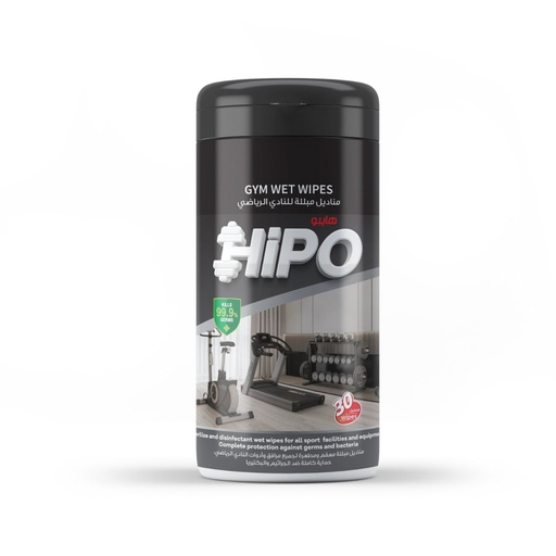 [HO-008] مناديل مبللة من HiPO للمرافق والمعدات الرياضية - 50 منديلًا