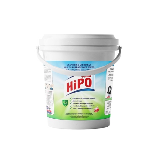 [HO-018] HiPO Cleaner and Disinfectant Multipurpose Surface 300 Wet Wipes