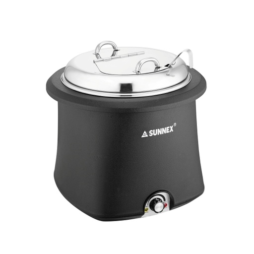 [SX-004] Sunnex Stainless Steel Galena Electric Soup Warmer / E07-1001