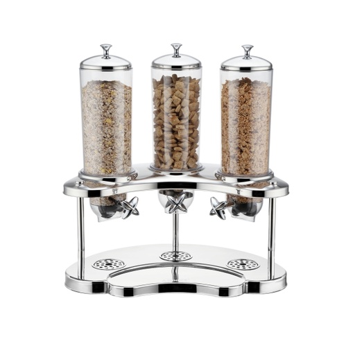 [SX-008] Sunnex Stainless Steel Half Moon Bay Cereal Dispenser 3 Liter / U30-1000