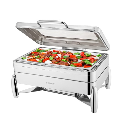 [SX-015] Sunnex Verona Stainless Steel Chafer Full Size / W07-2011