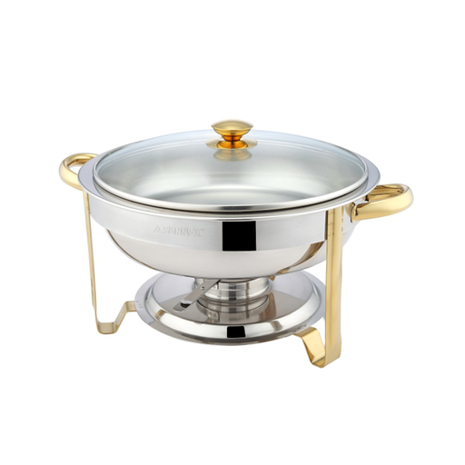 [SX-029] Sunnex Stainless Steel Chafer Round 30 cm / X27581UQ
