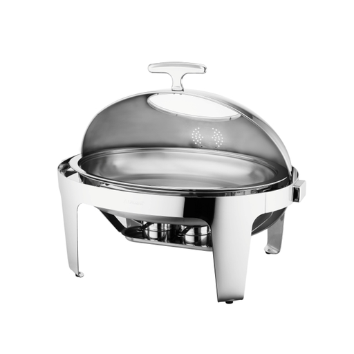[SX-033] Sunnex Elite Stainless Steel Roll-Top Chafer Oval 9 Liter / X32820V
