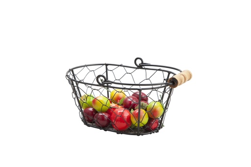 [SX-093] Sunnex Stainless Steel Wireware Oval Basket 17 cm / Mcb7014