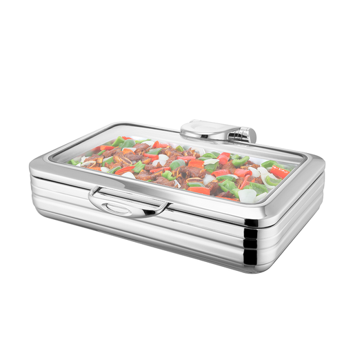 [SX-128] Sunnex Sicily Induction Chafers Stainless Steel without Base 8.5 Liter / W17-1100T