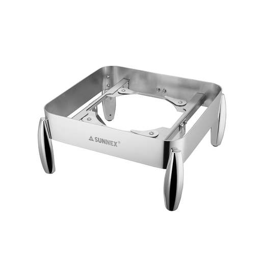 [SX-129] Sunnex Sicily Chafer Stainless Steel Base with Alloy Legs 2/3 Size / W17-2300B2