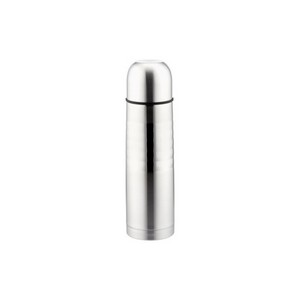 [SX-151] Sunnex Stainless Steel Vacuum Flask, 1 Liter Ribbed Bullet Shape