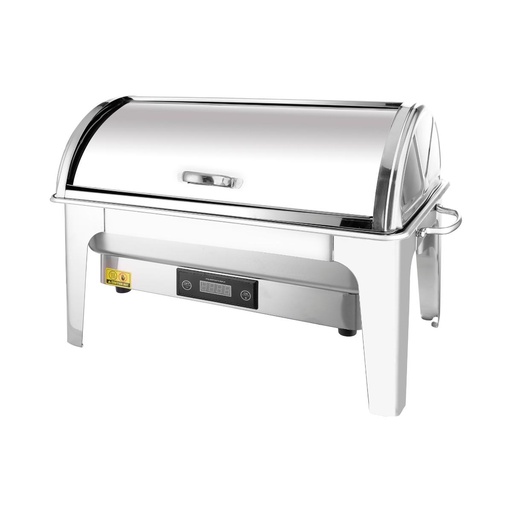 [SX-199] Sunnex Electric Roll Top Chafer 1/1 Size 8.5 Liter, 220V-240V 50/60Hz 800W, 65 mm Deep / ME9111S-UK