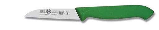 [01-100] ICEL Stainless Steel Vegetable Knife Green 8 cm / 28500HR02000080