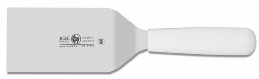 [01-148] ICEL Stainless Steel Hamburger Turner Thick Blade White 12 cm / 542000000000000