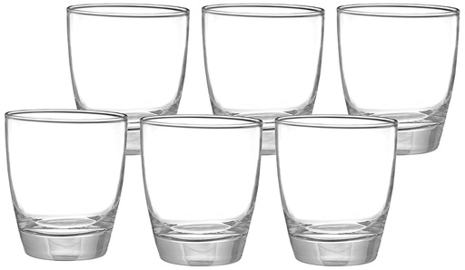 [20-257] Uniglass Viv Whisky Tumbler 380 ml Set of 3 Pieces Bulgaria