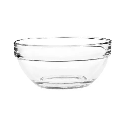 [20-259] Uniglass Stackable Bowl 12 cm Set of 6 Pieces Bulgaria
