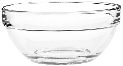 [20-260] Uniglass Stackable Bowl 10 cm Set of 6 Pieces Bulgaria