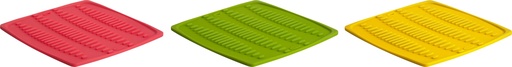 [27-052] Trudeau Silicone 3 In 1 Trivet/Grip / 9911090