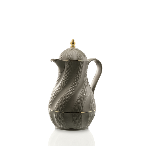 [30-1383] قارورة فراغ للشاي الرمادي الوردي 600 متر RS-2424