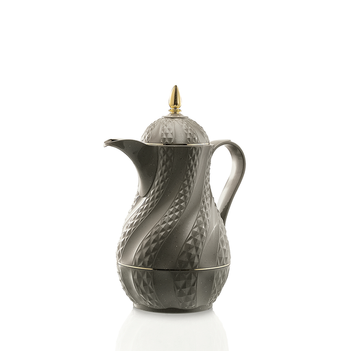 [30-1386] قارورة قهوة مفرغة من الهواء باللون الرمادي الوردي سعة 600 مل RS-2424