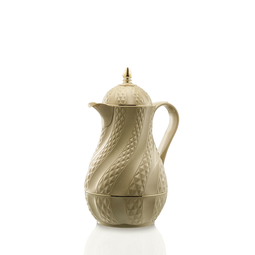 [30-1389] قارورة شاي وردية بنية مفرغة من الهواء سعة 600 مل RS-2424