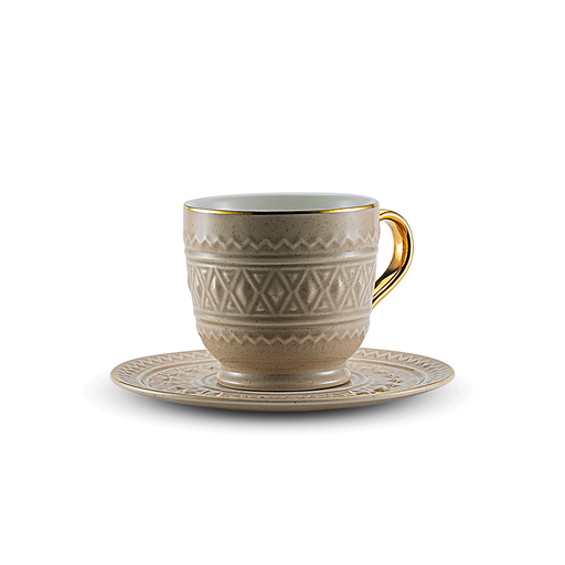 [RP-82951] Rose Thermos RS-712 Set of 6 Piece Milk Cup and 6 Piece Saucers / 712-MLK-A15