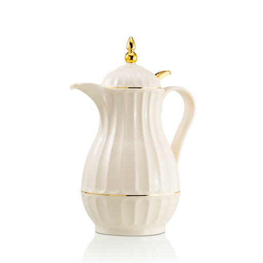 [RS-52763] قارورة قهوة روز مفرغه من الهواء سعة 1.0 لتر مع غطاء بزر ضغط A01