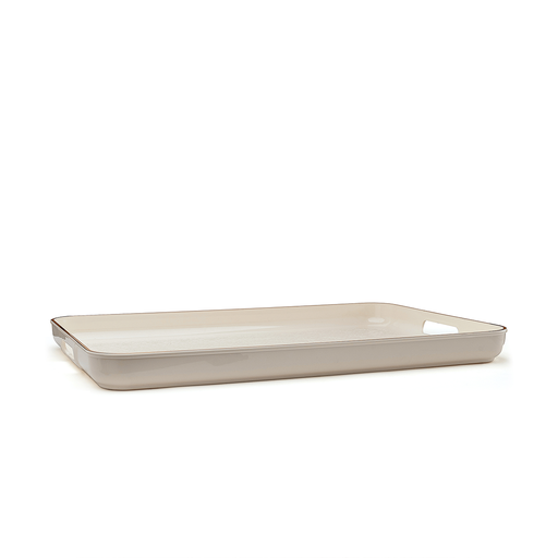 [RS-52862] Rose 132 Model Plastic Serving Tray White / MR-132-TR-A01