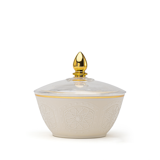 [RS-52863] Rose 132 Model Plastic Dates Bowl White / MR-132-DT-A01