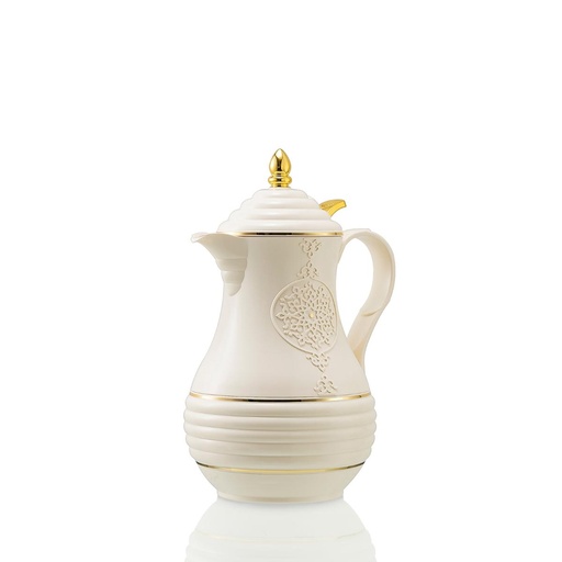 [RV-15105] Artivira Tea Vacuum Flask 0.65 Liter with Push Button Cover White / PB57-06-C01