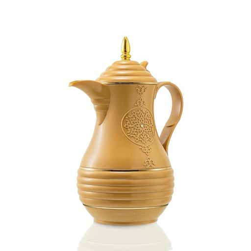 [RV-15112] قارورة قهوة أرتيفيرا مفرغه من الهواء، سعة 1.0 لتر، لون ذهبي
