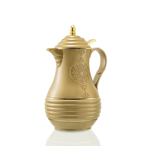 [RV-15130] Artivira Tea Vacuum Flask 1.0 Liter with Push Button Cover Beige / PB57-10-C04