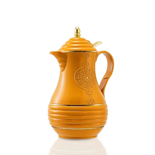 [RV-15146] Artivira Tea Vacuum Flask 1.0 Liter with Push Button Cover Orange / PB57-10-C06