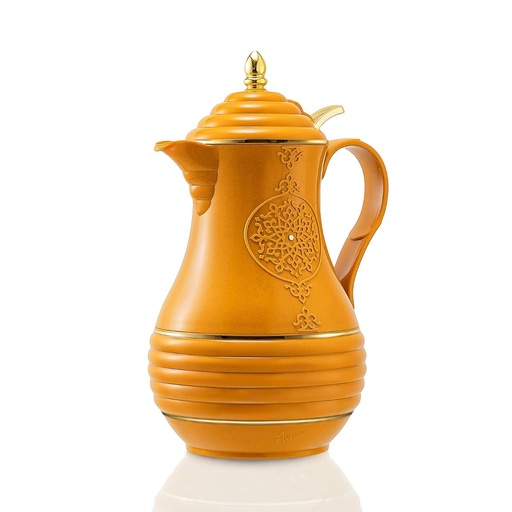 [RV-15147] Artivira Tea Vacuum Flask 1.3 Liter with Push Button Cover Orange / PB57-13-C06