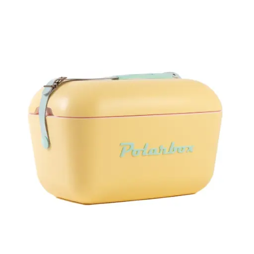 [PB-9268] Polarbox 12 Liters Pop Cooler Box Yellow - Cyan / 9268