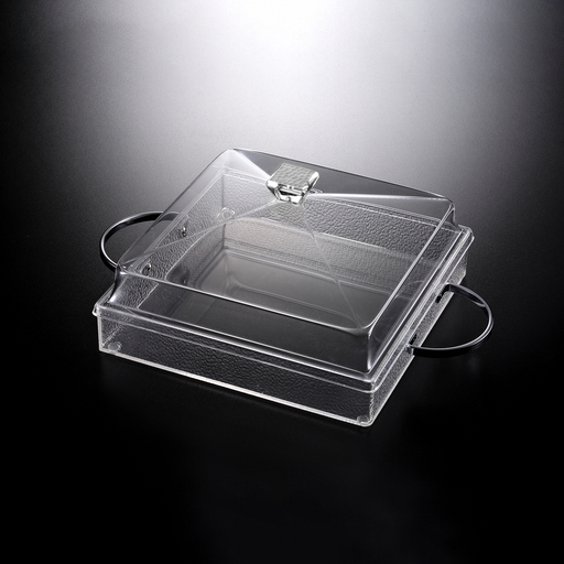 [02-1002] Vague Acrylic Clear Serving Set 29 cm x 29 cm