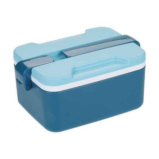 [02-1030] Vague Plastic Two Layer Rectangle Lunch Box 1.6 Liter