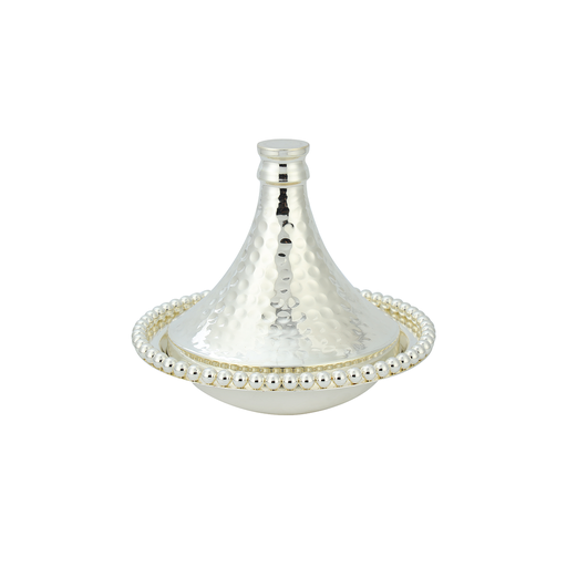 [02-911] Silver Steel Dates Bowl Set 16 cm
